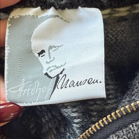 Dale of Norway Gray Wool Jacket - Picture 2 of 8